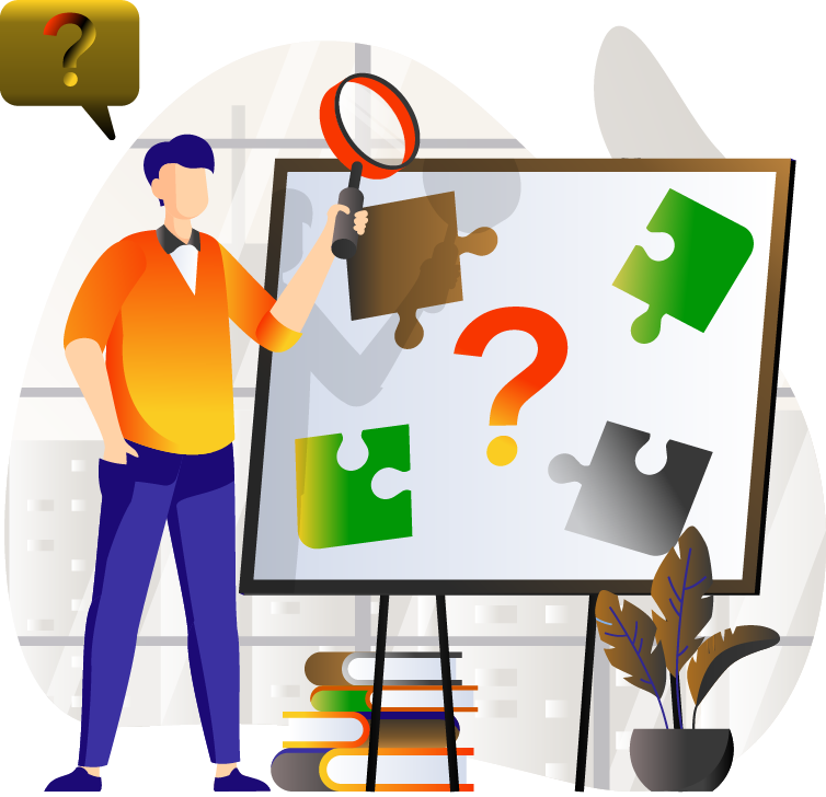 Bookkeeper analyzing business transaction records for categorizing